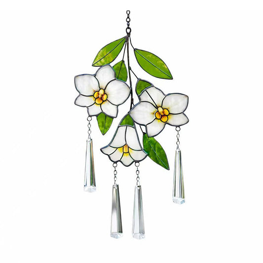 Bell Flower Stained Glass Suncatcher